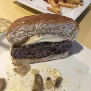 Mushroom Swiss Burger