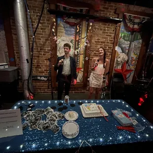 Karaoke stage on the second floor