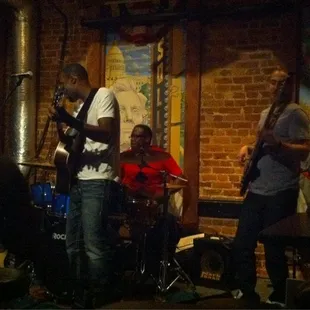 Levi Stephens and band.