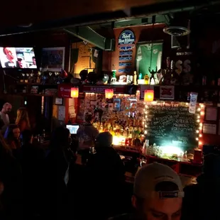 Sat night at the bar