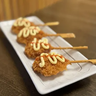 Golden Shrimp Skewers