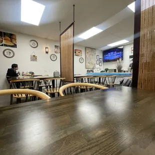 Inside seating