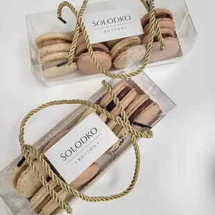 two boxes of cookies
