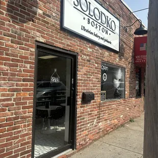 outside