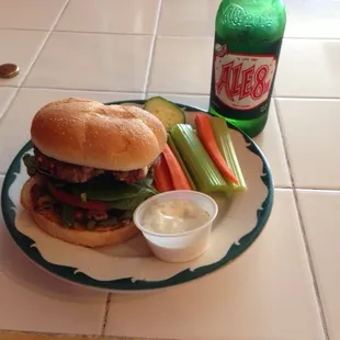 Garden Burger with Veggies