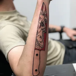 A Fun custom Tattoo made at S.P.T.P.