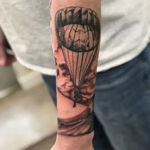 A tattoo made at Solomon's Porch Tattoo Parlor.