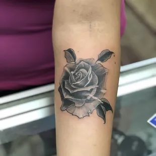 A Black n' Grey Rose made at S.P.T.P.