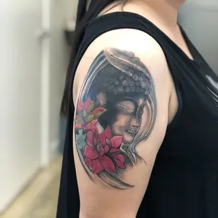 A Cover-Up Tattoo, if you can't tell what it was, I'm not saying...