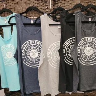 Stay cool in a Solorio Brewing Co tank top, available an 5 colors. While supplies last.