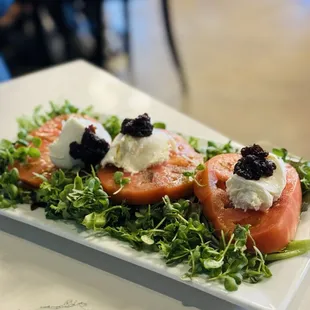 Tomato and burrata salad