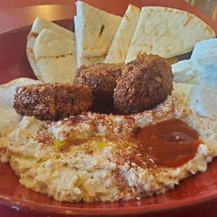 Falafel and Hummus