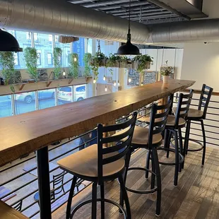 Upstairs bar