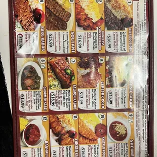 Menu on 07/14/23