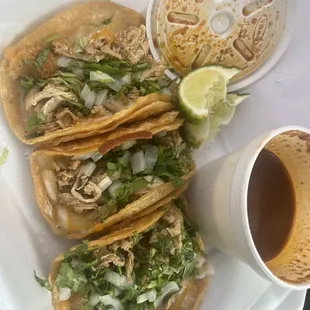 Chicken tacos