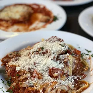 Veal Vitello Parmese Lunch