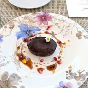 Chocolate flourless cake - vegan and 80% dark chocolate