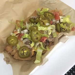 Pulled Pork Nachos! YUMMY!