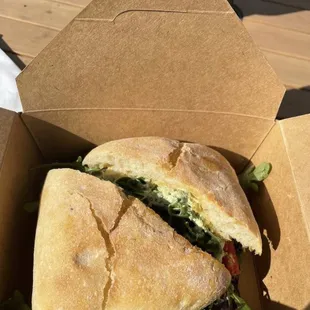 Roasted Eggplant Sandwich