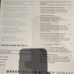 Website menu was outdated- here's the latest from today