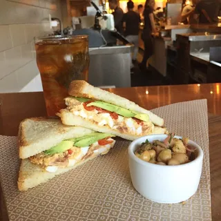 Deviled Egg Salad Sandwich