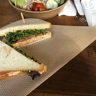 Salmon Nicoise Sandwich