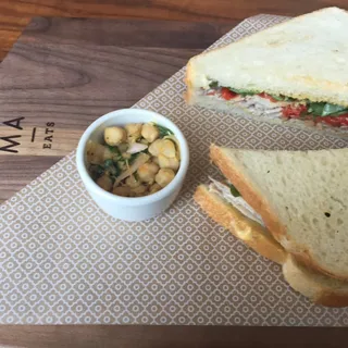 Jerk Chicken Salad Sandwich