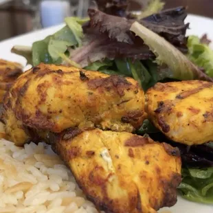 Chicken Shissh Kebab for my main course and my wife had the  Penne and Chicken.