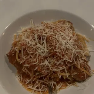 Spaghetti Meatballs