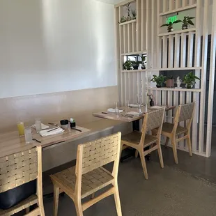 Inside seating