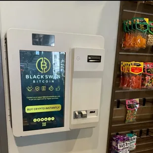 Black Swan Bitcoin ATM where you can buy bitcoin instantly.