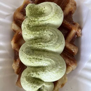 Matcha Croffle