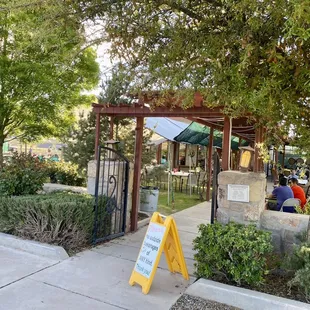 Entrance to the winery