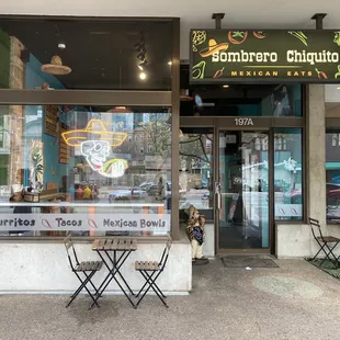 Outside of the Sombrero Chiquito