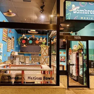 From the outside. Tiny place but packs a big flavor punch!!!