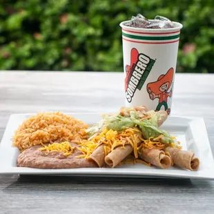 Taquitos Combo with Drink