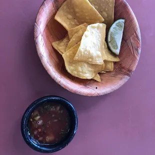 Free chips &amp; salsa w/ purchase!