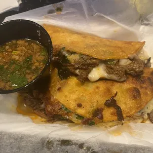 Quesabirria tacos...delicious!