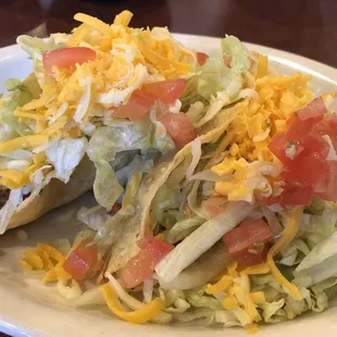 Two ala carte crispy beef tacos