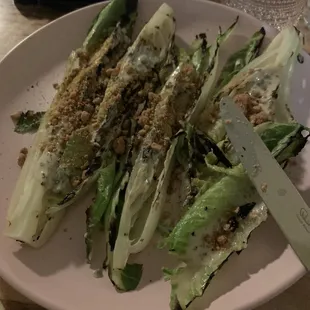 Grilled Romaine