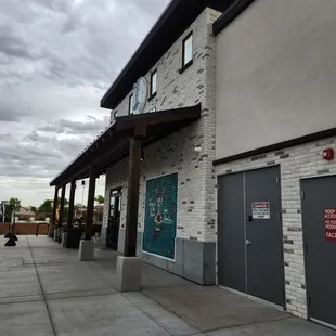 the outside of a building