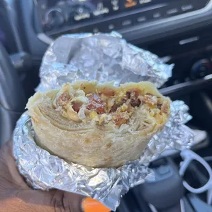 Bacon burrito