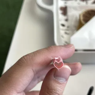 Heart straw!