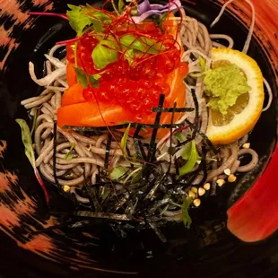 Salmon Ikura Soba