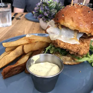 Fried Chicken Sandwich...delicious with super Smokey bacon