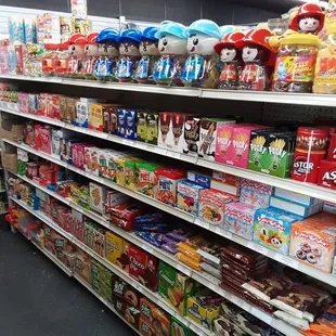 a variety of food items