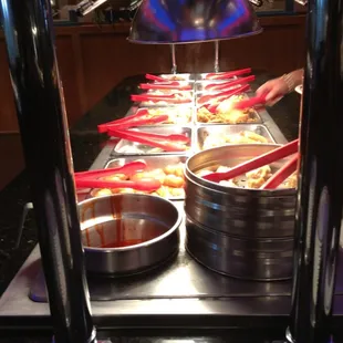 a variety of food items