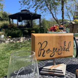 Our seating location