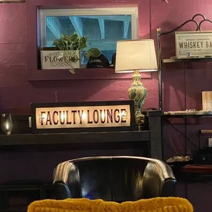 Speak easy downstairs