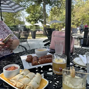 Something tasty on the back patio